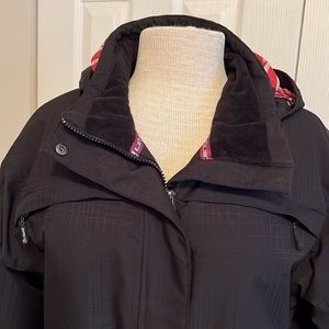 Liquid Freerider Black Waterproof Breathable Snowboard Jacket Size Large
